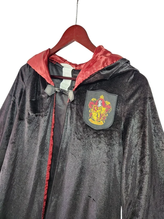 Harry Potter Velvet Gryffindor Robe Kids Size Med 7-8 Cosplay Halloween Wizard - Picture 2 of 11